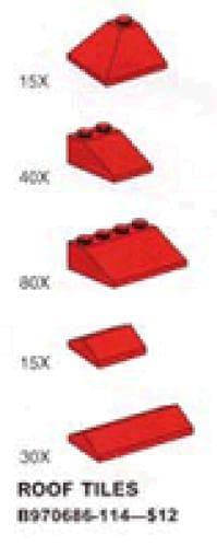 LEGO sættet Roof Tiles