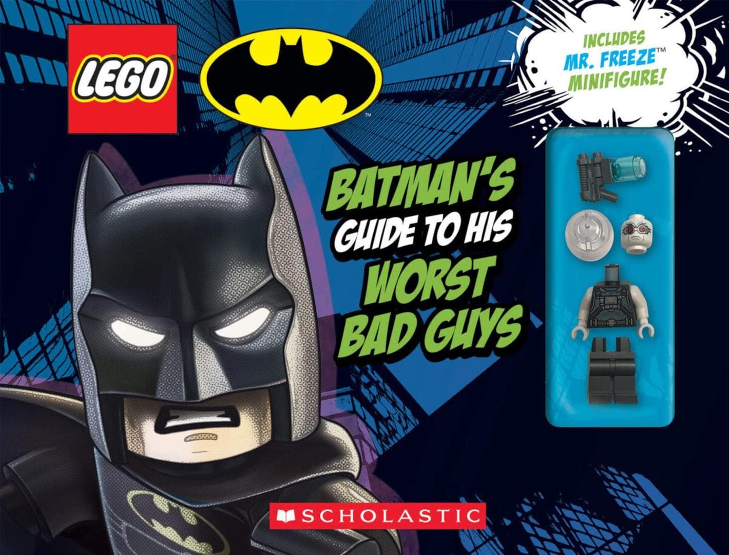 LEGO sættet DC Comics Batman: Batman's Guide to His Worst Bad Guys