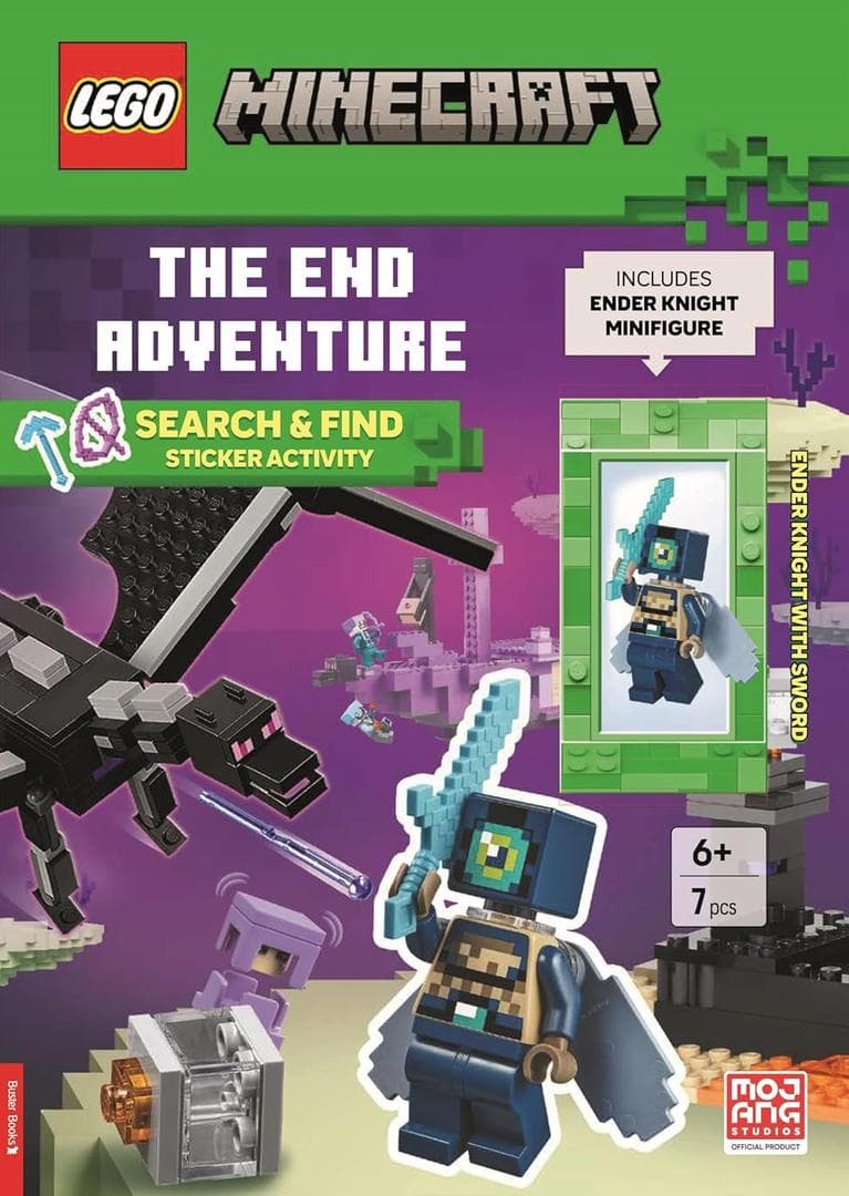 LEGO sættet Minecraft: The End Adventure: Search & Find Sticker Activity
