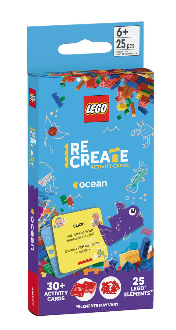 LEGO sættet ReCreate Activity Cards: Ocean