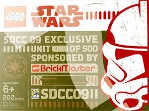 LEGO sættet Mini Republic Dropship & AT-TE Brickmaster SDCC 09 Exclusive
