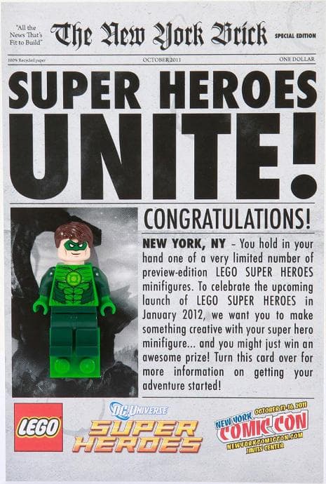 LEGO sættet Green Lantern (New York Comic-Con Version)