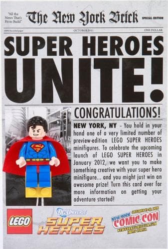 LEGO sættet Super Heroes Unite - Superman - New York Comic-Con 2011 Exclusive