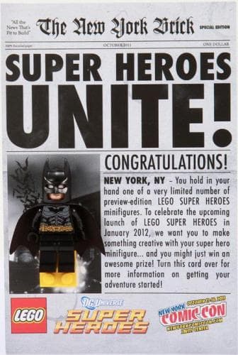 LEGO sættet Super Heroes Unite - Batman - New York Comic-Con 2011 Exclusive