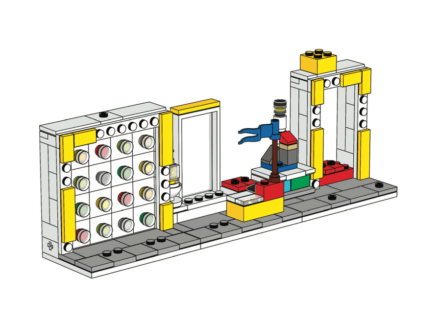 LEGO sættet LEGO Store Minifigure Stand