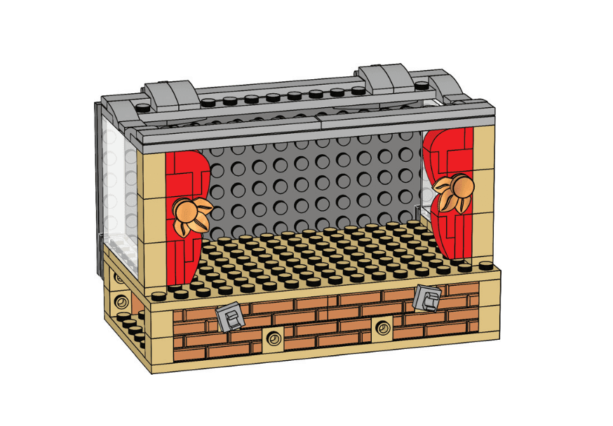 LEGO sættet Stage Minifigure Stand