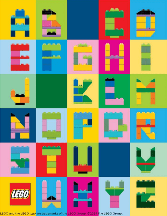 LEGO sættet Alphabet Bricks