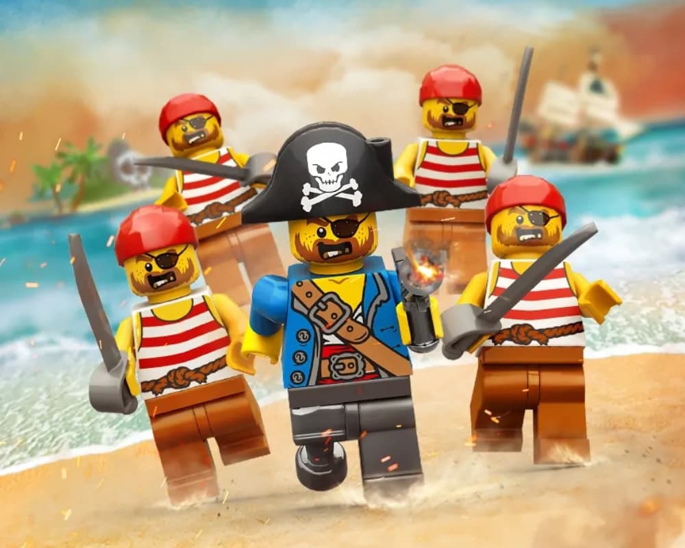 LEGO sættet 5 x Pirates Bundle
