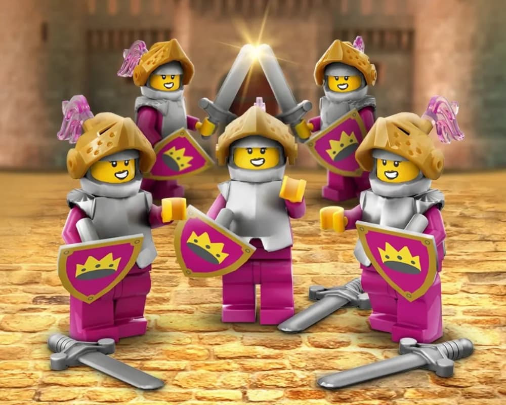 LEGO sættet 5 x Magenta Knights Bundle