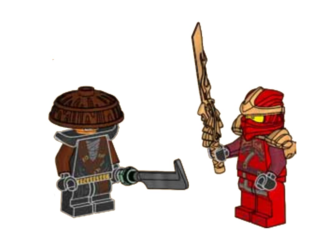LEGO sættet Kai vs. Rox