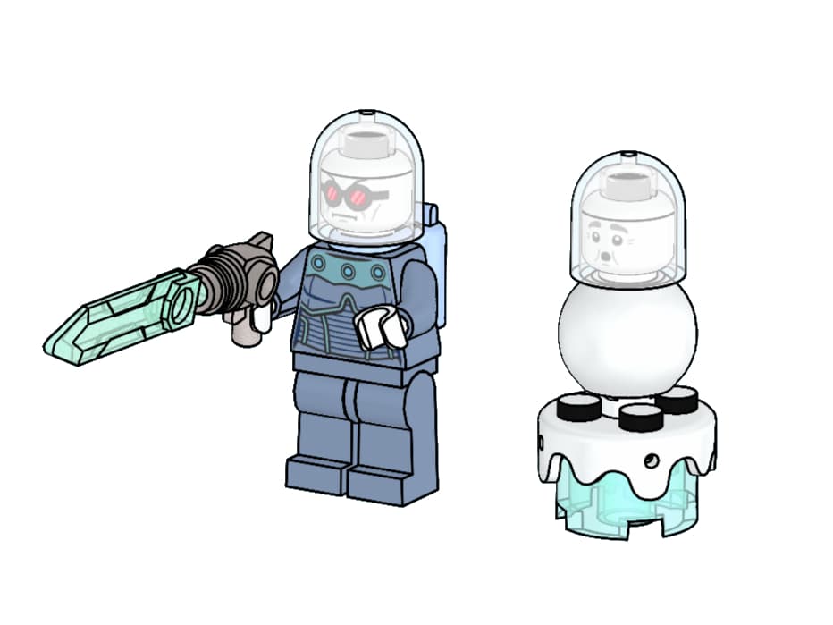 LEGO sættet Mr. Freeze & Snowman