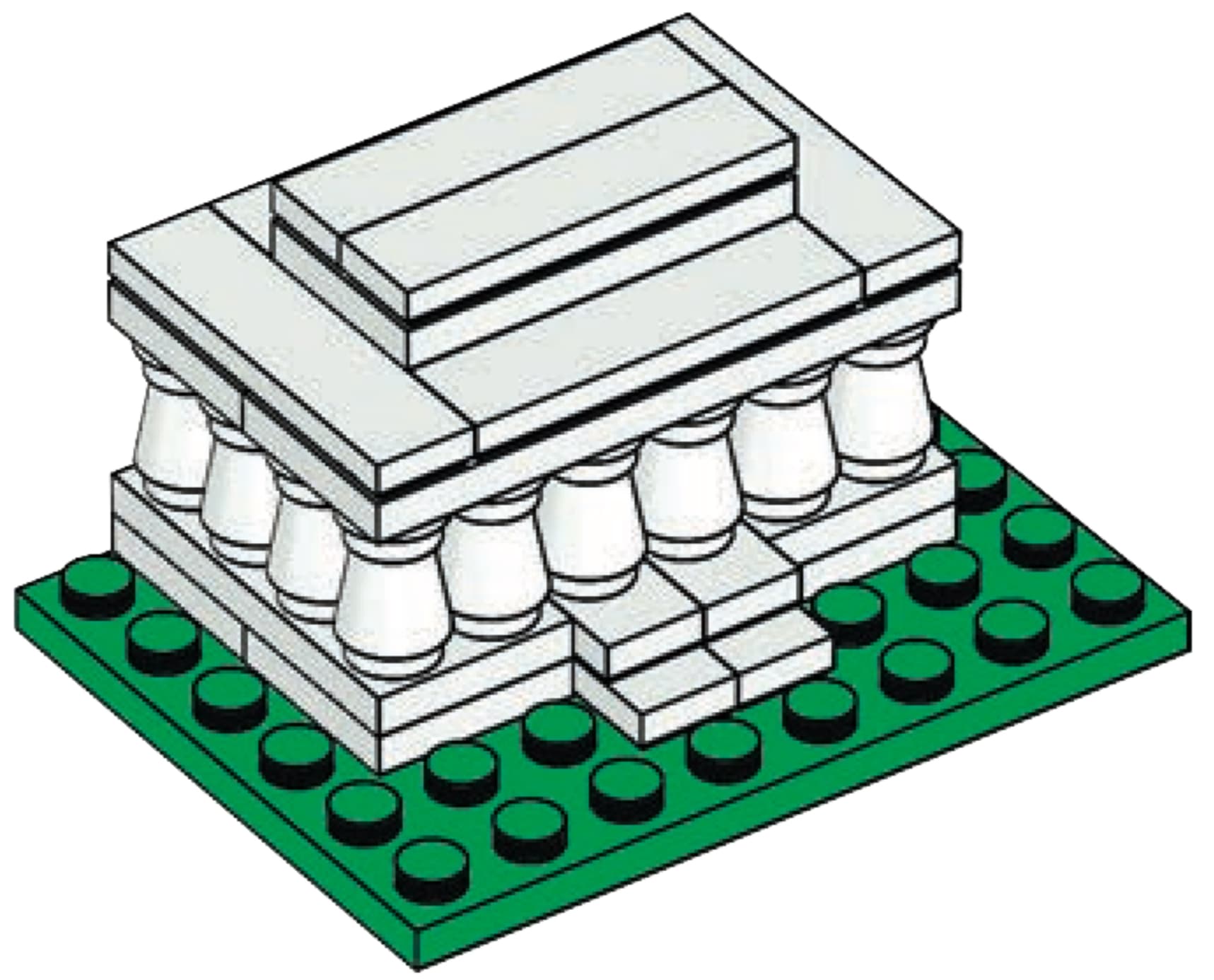 LEGO sættet Lincoln Memorial