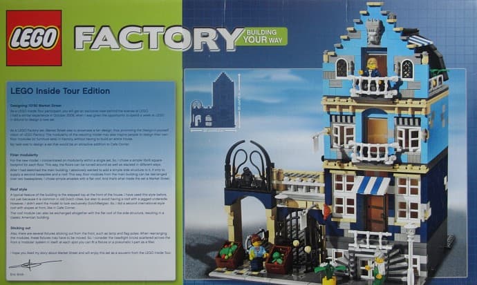 LEGO sættet Market Street (LEGO Inside Tour Version)