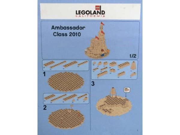 LEGO sættet Sand Castle - Ambassador Class 2010 (LLCA Ambassador Pass Exclusive)