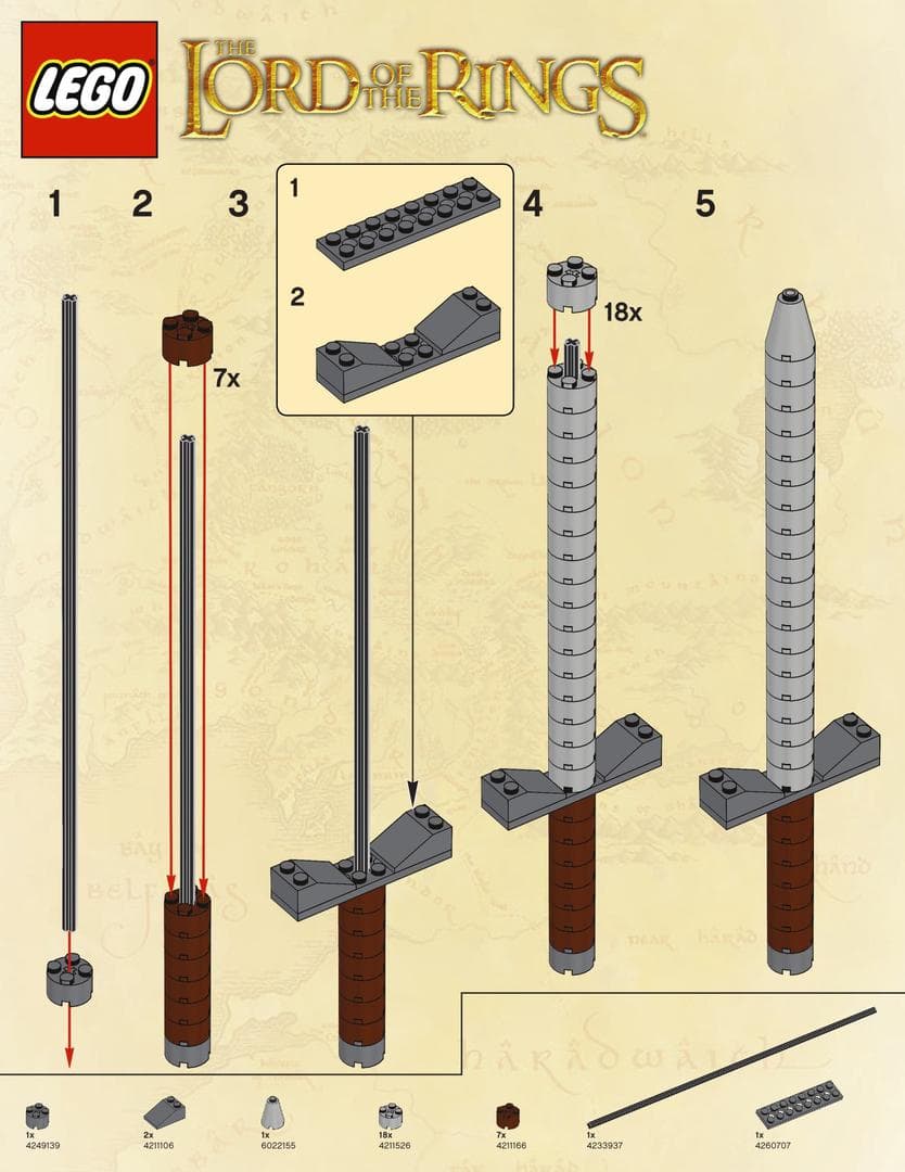 LEGO sættet Sword