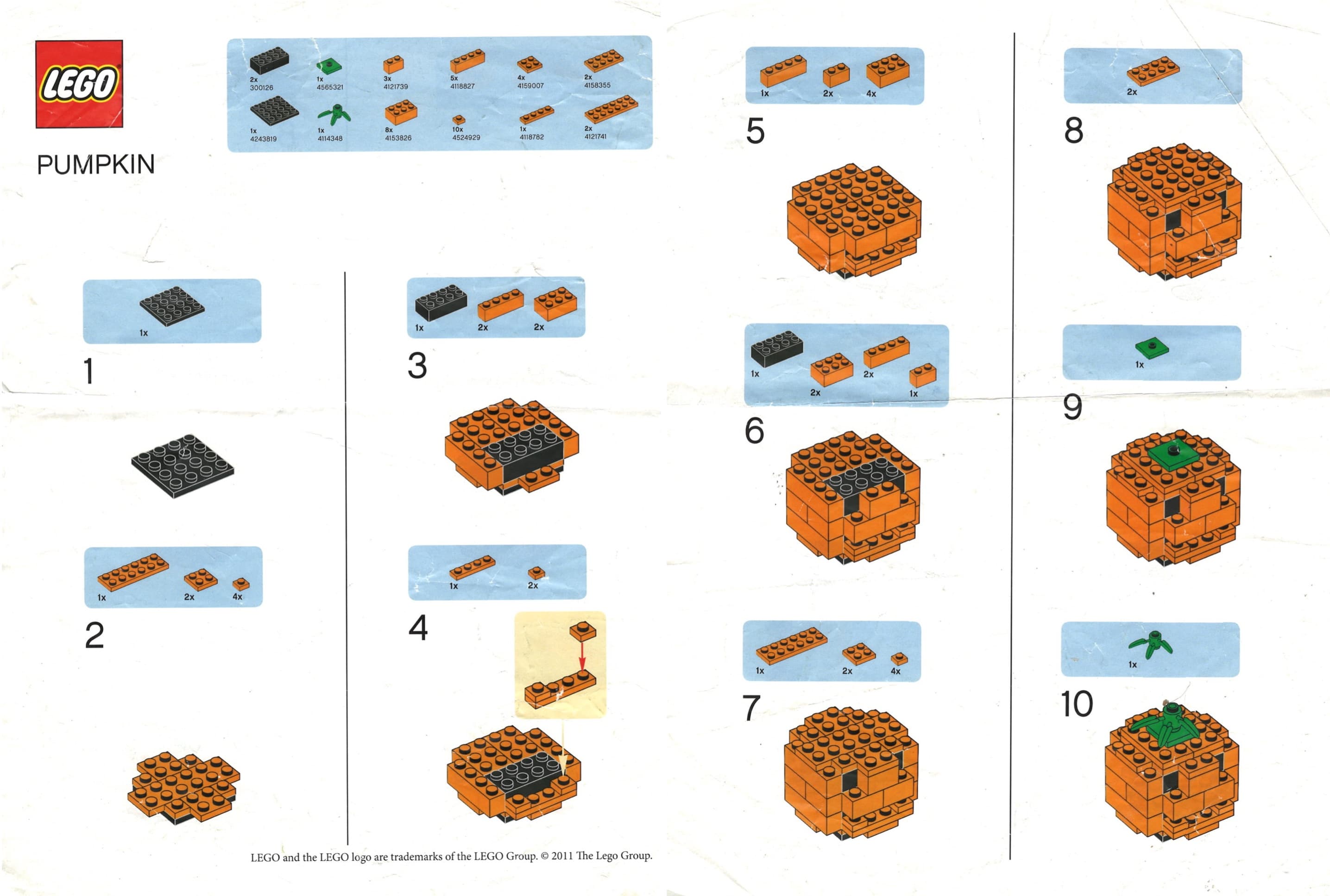 LEGO sættet Pumpkin
